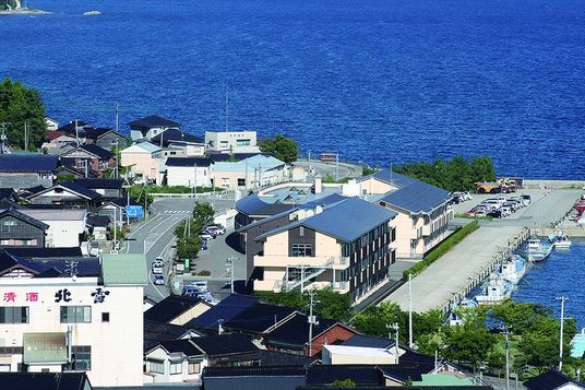 海辺の外観