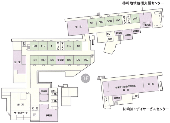 施設の間取り図