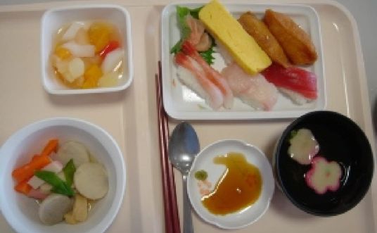 食事の盛り付け