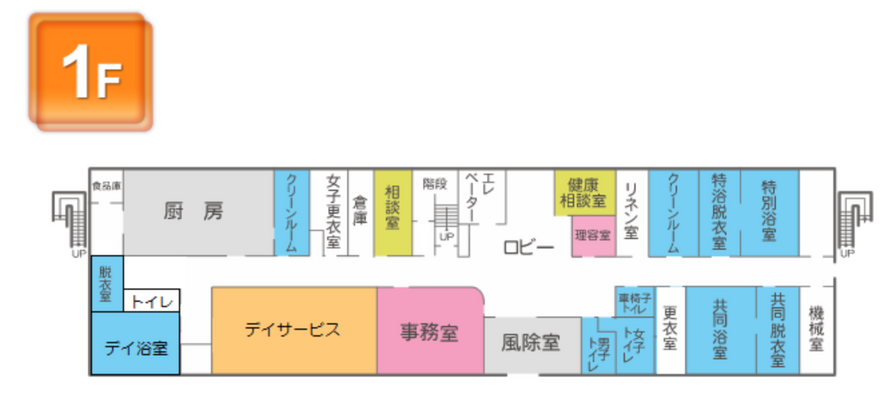 1階フロア図