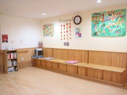 リラックスできる休憩スペース