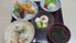 彩り豊かな食事の盛り合わせ