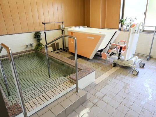 浴室設備と手すり