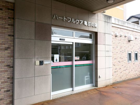 エントランスの自動ドア