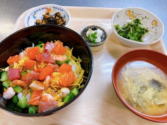 和食の朝食セット