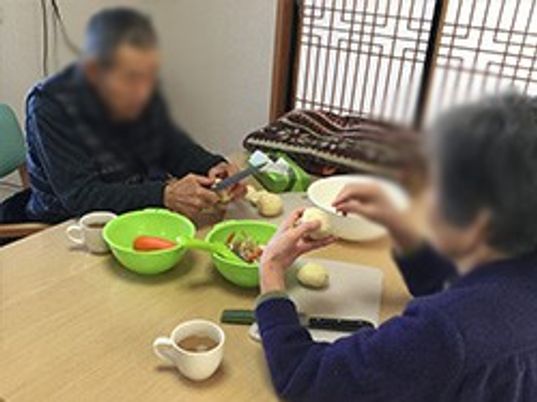 和やかなキッチン