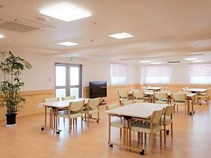 広々とした食堂の様子