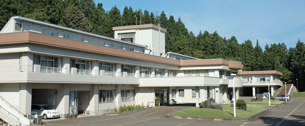 緑豊かな外観