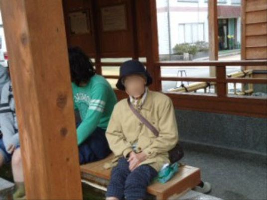 利用者の休憩風景