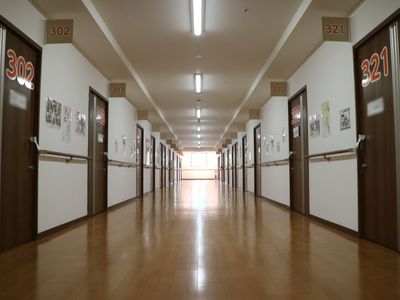 清潔感のある廊下