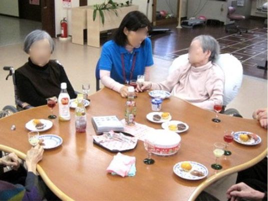スタッフと利用者の交流