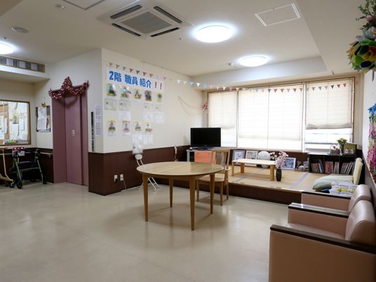 広々とした共有スペース