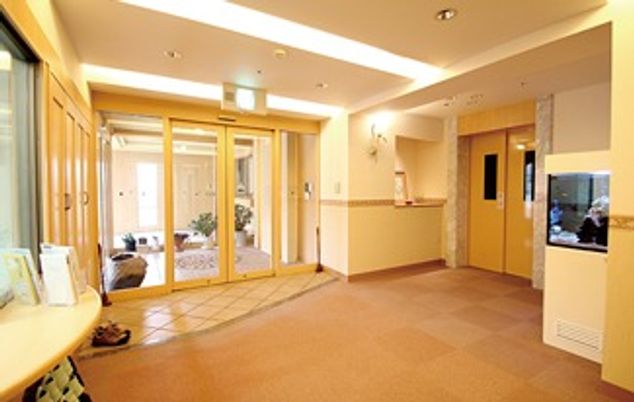 開放感のあるエントランス