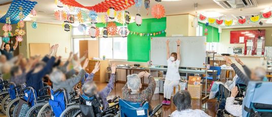 体操風景の共有スペース