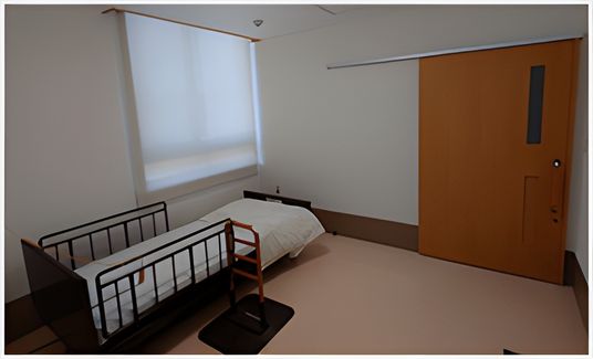 自然光が差し込む居室
