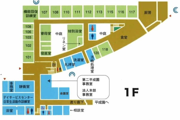  見取り図の1階