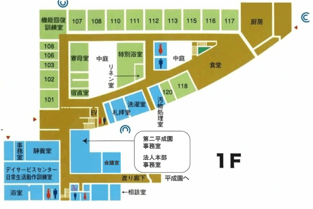  見取り図の1階