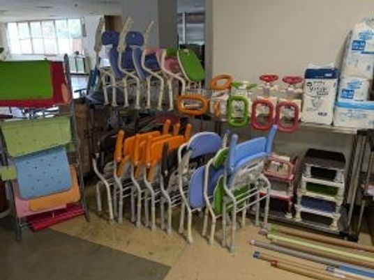 機能訓練室の用具  
