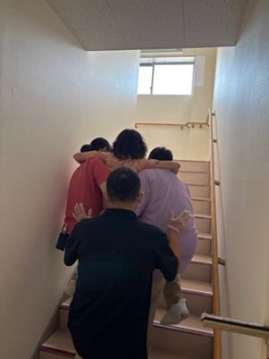 階段の様子