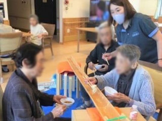 楽しい交流の様子