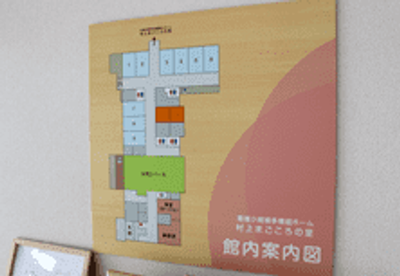 案内図の掲示物