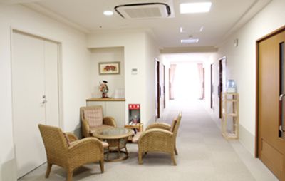 陽光が差し込む廊下