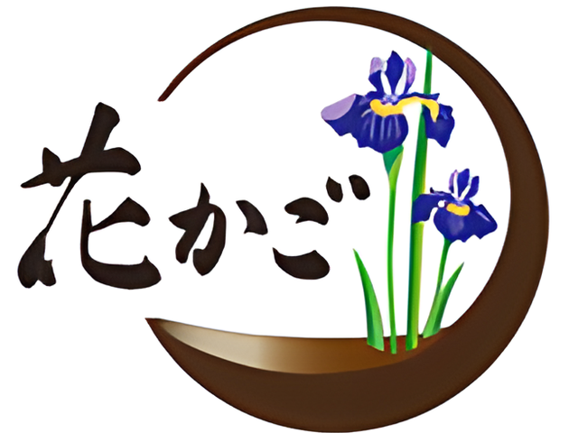 ロゴマーク 看板 美しい花のデザインが施されたロゴです。施設の名称を象徴しています。