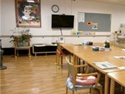 明るい共有スペース