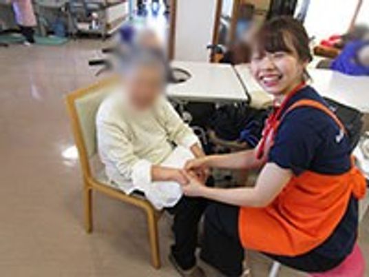 スタッフ活動中のラウンジ