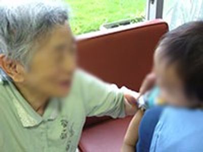 和やかな交流の様子
