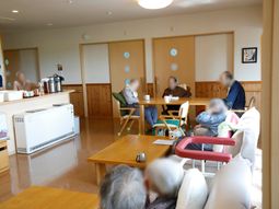 共有スペースでの憩いの時間