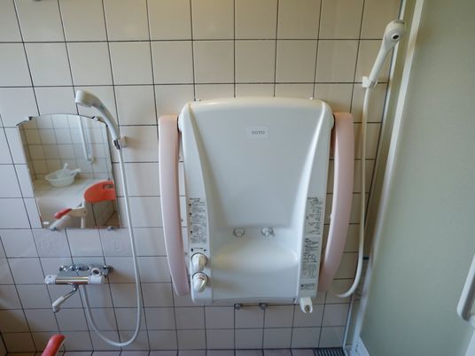 清潔な浴室設備