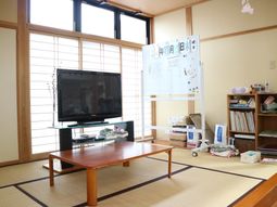 日本式の暖かみのある室内