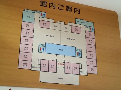 施設配置図案内板