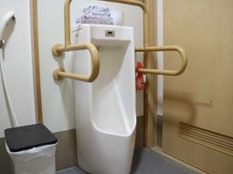 手すり付き洗面台