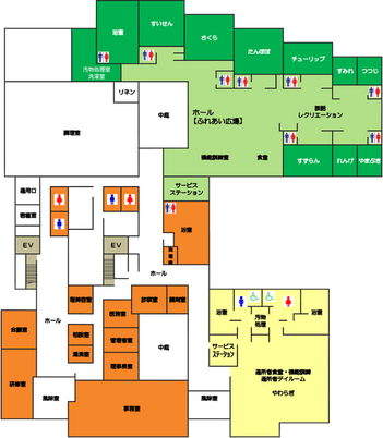 見取り図の廊下