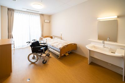 車椅子付きの部屋