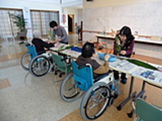 交流が行われる多目的室