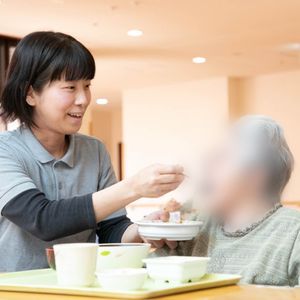 食事介助の様子