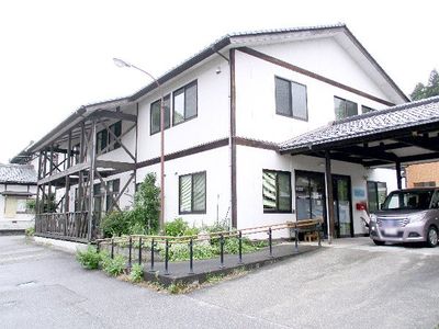 木造が魅力の外観