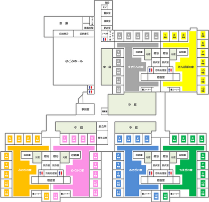 施設の案内図