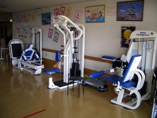 運動器具がある部屋