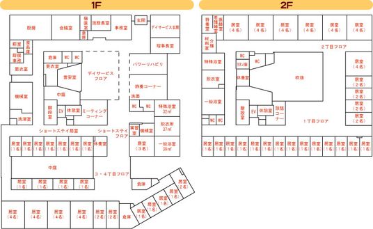 施設の間取り図