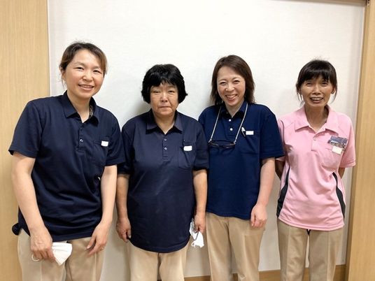 スタッフ集合の廊下  