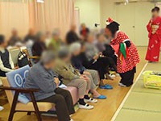 活動中の居室