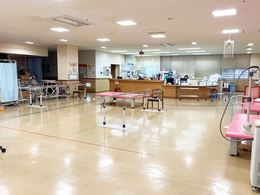 広い機能訓練室  