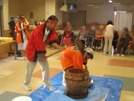 餅つきイベント施設