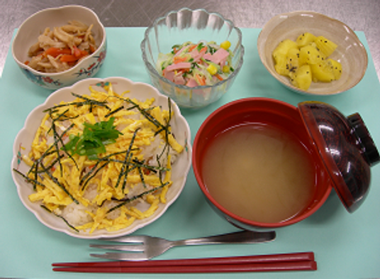 料理の盛り付け