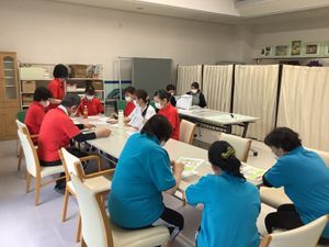 職員研修の会議室  