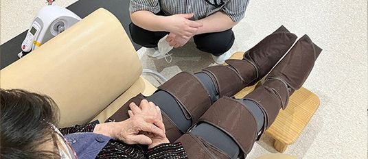 機能訓練中の様子